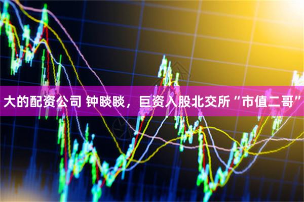 大的配资公司 钟睒睒，巨资入股北交所“市值二哥”